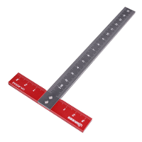 Aluminium T Liniaal 170x85mm 3mm Dikte CNC Vervaardigd Hoge Precisie Lichtgewicht Duurzaam voor Ambachtelijke Houtbewerk