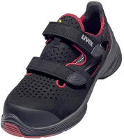 Uvex 1 G2 6836246 Veiligheidsandalen ESD S1P Schoenmaat (EU): 46 Rood/zwart 1 paar