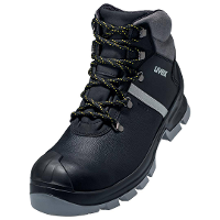 Uvex 2 construction 6510145 Hoge veiligheidsschoenen S3 Schoenmaat (EU): 45 Zwart, Grijs 1 paar