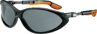Uvex CYBRIC 9188076 Veiligheidsbril Incl. UV bescherming Zwart, Oranje EN 166 1, EN 172 DIN 166 1, DIN 172