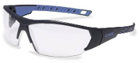 Uvex i works 9194171 Veiligheidsbril Incl. UV bescherming Antraciet, Blauw EN 170 DIN 170