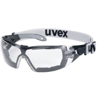 Uvex pheos 9192680 Veiligheidsbril Incl. UV bescherming Grijs, Zwart EN 166, EN 170 DIN 166, DIN 170