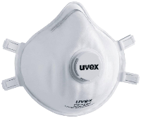 Uvex silv Air class.2310 8742310  Fijnstofmasker met ventiel FFP3 3 stuk(s) EN 149:2001 + A1:2009 DIN 149:2001 + A1:2009