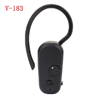 V 183 Mini Hearing Aid Volume Adjustable Sound Amplifier Ear Hook Design Black