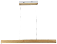 V TAC 23100 VT 7582 LED hanglamp LED Energielabel: E (A   G) 12 W Hout