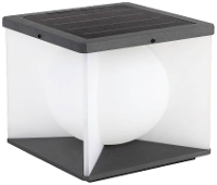 V TAC 23352 VT 7656 Tuinlamp op zonne energie LED Donkergrijs