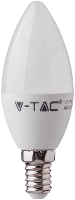 V TAC 21173 LED lamp Energielabel F (A   G) E14 Kaars 4.5 W = 40 W Koudwit 1 stuk(s)
