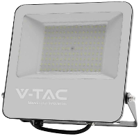 V TAC LED Schijnwerper   185lm/w   IP65   Zwart   100W   18500 Lumen   4000K