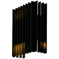 V TAC VT 1189 B 10559 LED buitenlamp (wand) Energielabel: F (A   G) LED E27 12 W Zwart