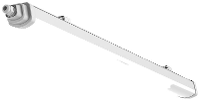 V TAC VT 12017 LED lamp voor vochtige ruimte Energielabel: E (A   G) LED LED 18 W Wit Wit