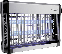 V TAC VT 3220 11180 Vliegenlamp 20 W (Ø x h) 397 mm x 280 mm Zwart, Grijs 1 stuk(s)