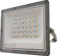 V TAC vt 44030cct 23613 LED schijnwerper Energielabel: F (A   G) 30 W Warmwit, Neutraalwit, Koudwit