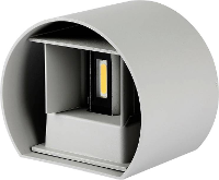 V TAC VT 756 217092 LED wandlamp Energielabel: E (A   G) 6 W LED Grijs