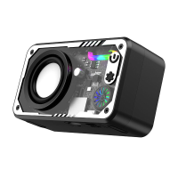 V1 Mini Mecha Spreker bluetooth Draagbare Spreker RGB Licht 1800mAh Batterij Ondersteuning TF Kaart Desktop Draadloze Lu