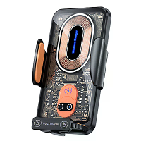 V88 120W Auto Mount Telefoonhouder Intelligente Infrarood Inductie Luchtventilatie Clip 15W Draadloze Lader voor iPhone