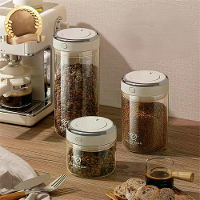 Vacuum voedselgrade koffieboon gesloten pot met datatracker Waking Bean Valve opslagcontainers,veelgebruikte voor graan,