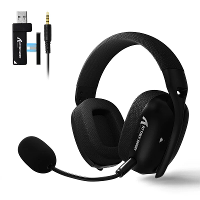 VAL AAN SHARK L80PRO Drie modus Gaming Headset Draadloze bluetooth Hoofdtelefoon met Dubbele Microfoons 40mm Hi Fi Gelui