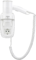 Valera Premium Smart 1600 Socket 533.05/044.02 Haardroger met wandhouder Wit