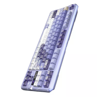 VALKYRIE VK87 V2/MAX V2 Drie modus Mechanische Gaming Toetsenbord met TFT weergave en volumeknop Draadloos Dual 8K GASKE