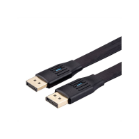 Value 11.99.5862 DisplayPort kabel DisplayPort Aansluitkabel DisplayPort stekker, DisplayPort stekker 2 m Zwart Plat