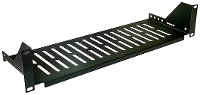 VALUE 19 Legplank, 485 x 150mm, 2HE, max. 15 Kg, zwart