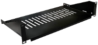 VALUE 19 Legplank, 485 x 250mm, 2HE, max. 15Kg, zwart
