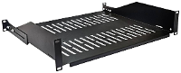 VALUE 19 Legplank, 485 x 400mm, 2HE, max. 25Kg, zwart