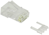 Value 21.99.3062 VALUE Modular Plug niet afgeschermd, cat. 6 (Class E), 10 stuks 21.99.3062 Stekker, recht Transparant 10 stuk(s)
