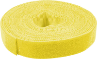 Value 25.99.5252 Klittenband Om te bundelen Lusdeel, Haak  en lusdeel, Haakdeel (l x b) 25 m x 10 mm Geel 25 m