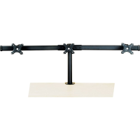 VALUE Drievoudige LCD arm, tafelmontage, zwart