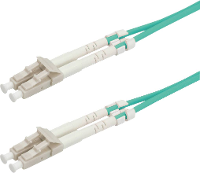 VALUE F.O. Kabel 50/125µm, LC/LC, OM3, LSOH, turkoois, 5 m