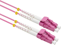 VALUE F.O. Kabel 50/125µm OM4, LC/LC, low Loss connector , violet, 10 m