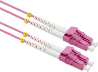 VALUE F.O. Kabel 50/125µm OM4, LC/LC, low Loss connector , violet, 5 m