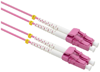 VALUE F.O. Kabel 50/125µm OM4, LC/LC, low Loss connector , violet, 7 m