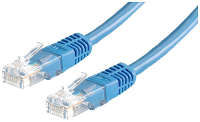VALUE Patchkabel Cat.6 UTP (Class E), blauw, 7 m