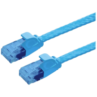 VALUE UTP patchkabel, Cat.6A (Class EA), extra plat, blauw, 2 m