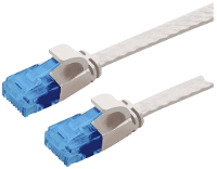 VALUE UTP patchkabel, Cat.6A (Class EA), extra plat, grijs, 3 m