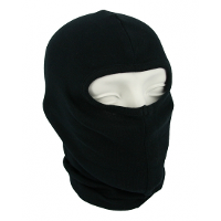 Eengaats helm bivakmuts   zwart   one size   balaclava dun
