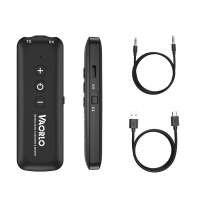 VAORLO ZF 360B 3 IN 1 bluetooth audio ontvanger zender 3.5Mm AUX USB Stereo Music Wireless Adapter met Mic voor TV PC Ho