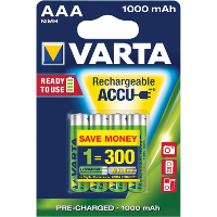 VARTA HR03 NiMH AAA oplaadbare batterij