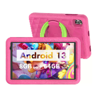 VASOUN B8K Kinderen Allwinner A523 Octa Kern 4GB+4GB RAM 64GB ROM 8 Inch Android 13 Tablet