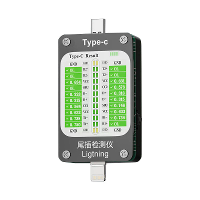 VBEST Type C Staartinvoerset Detector met Real Time Huidige en Spanning Bewaking voor Mobiele Telefoons en Laptops Compa