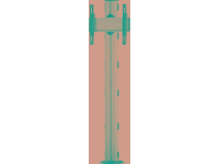 VCM Morgenthaler FIX 180 Videowall standvoet 106,7 cm (42)   139,7 cm (55) In hoogte verstelbaar, Kantelbaar