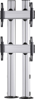 VCM Morgenthaler FIX E (2X1) 2x1 Videowall standvoet 106,7 cm (42)   139,7 cm (55) In hoogte verstelbaar, Kantelbaar