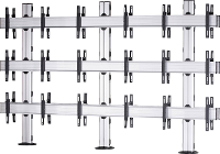 VCM Morgenthaler FIX E (3X3) D 3x3: back to back Videowall standvoet 106,7 cm (42)   139,7 cm (55) In hoogte verstelbaar, Kantelbaar