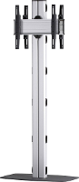 VCM Morgenthaler FLAT 180 D 1x1: back to back Videowall standvoet 106,7 cm (42)   139,7 cm (55) In hoogte verstelbaar, Kantelbaar