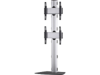 VCM Morgenthaler FLAT (2X1) 2x1 Videowall standvoet 106,7 cm (42)   139,7 cm (55) In hoogte verstelbaar, Kantelbaar