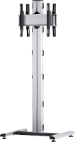 VCM Morgenthaler MOBIL 180 D 1x1: back to back Videowall standvoet 106,7 cm (42)   139,7 cm (55) In hoogte verstelbaar, Kantelbaar
