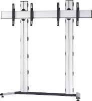 VCM Morgenthaler MOBIL (1X2) 1x2 Videowall standvoet 106,7 cm (42)   139,7 cm (55) In hoogte verstelbaar, Kantelbaar