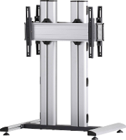 VCM Morgenthaler MOBIL E 110 D 1x1: back to back Videowall standvoet 139,7 cm (55)   177,8 cm (70) In hoogte verstelbaar, Kantelbaar